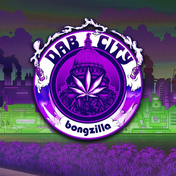 BONGZILLA - Dab City (White/Green/Purple Vinyl) ((Vinyl))