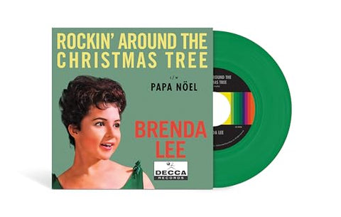 Brenda Lee - Rockin' Around The Christmas Tree (Translucent Emerald Colored Vinyl) (7" Single) ((Vinyl))