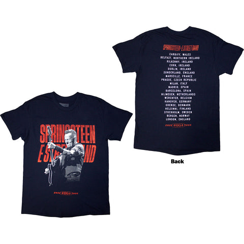 Bruce Springsteen - Tour '24 Guitar Photo (()) Blue