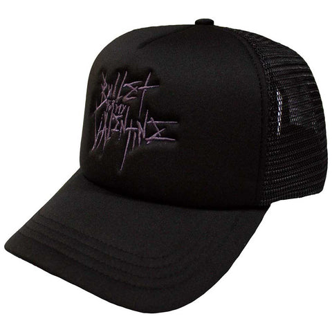 Bullet For My Valentine - Purple Logo (()) Black