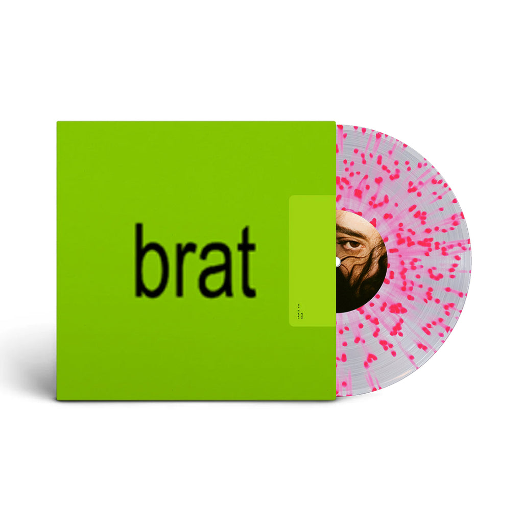 Charli XCX - brat (Indie Exclusive, Clear Vinyl, Pink, Gatefold LP Jacket, Splatter) ((Vinyl))