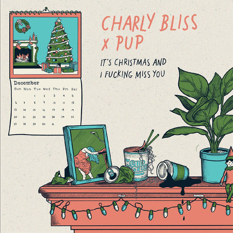 Charly Bliss - It's Christmas and I Fucking Miss You (featuring PUP) (BLUE VINYL) ((Vinyl))