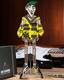 Cheap Trick - Rick Nielsen Cheap Trick 1983 Hamer Uncle Dick Doubleneck Mini Guitar Replica Collectible (Large Item, Collectible, Figure) ((Action Figure))