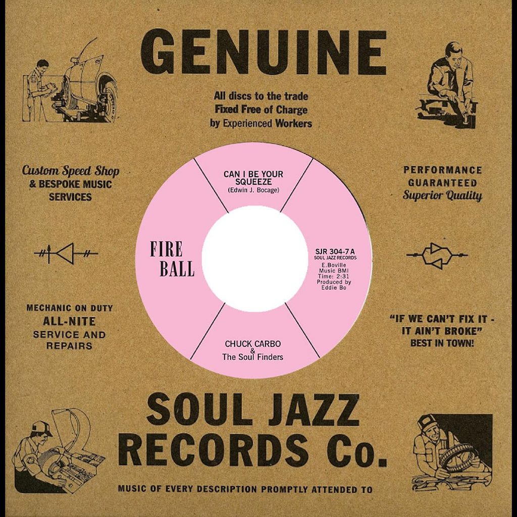 Chuck & The Soul Finders Carbo - Can I Be Your Squeeze / Take Care Your Homework Friend ((Vinyl))