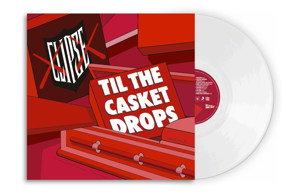 Clipse - Til The Casket Drops [Pristine White Vinyl] ((Vinyl))