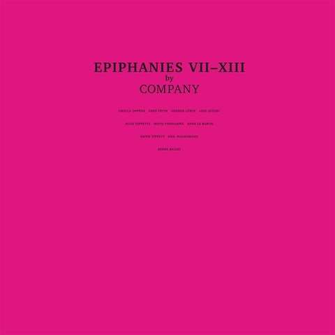 COMPANY - Epiphanies VII-XIII ((Vinyl))