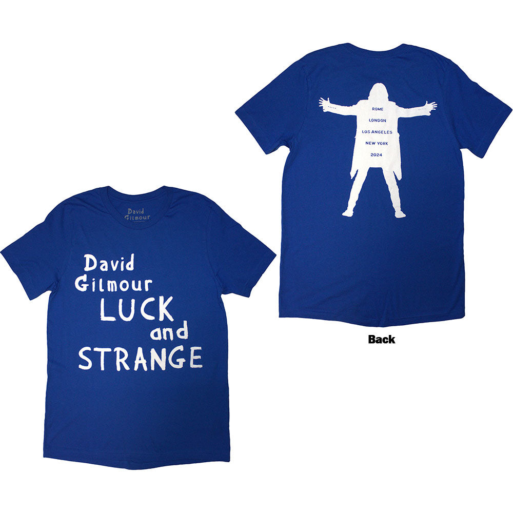 David Gilmour - Luck & Strange Logo (()) Blue