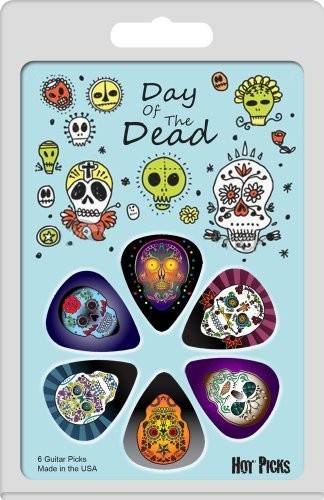 Day of Dead - Hot Picks 1Dodrcs Day of Dead Guitar Pick PK 6 CNT ((Accessories))