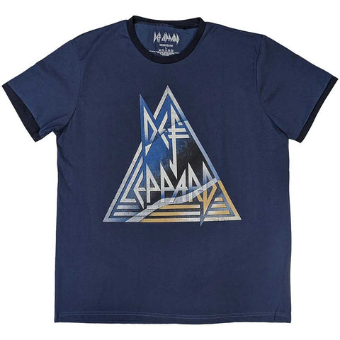 Def Leppard - Triangle Logo (()) Blue