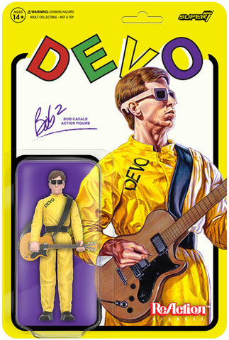 Devo - Super7 - Devo - ReAction Figure Wv 2 - Bob Casale (Satisfaction) (Collectible, Figure, Action Figure) ((Action Figure))