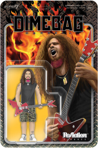 DIMEBAG DARRELL - Super7 - Dimebag Darrell - ReAction Figures Wv1 - Dimebag Darrell (Culprit) (Action Figure) ((Action Figure))