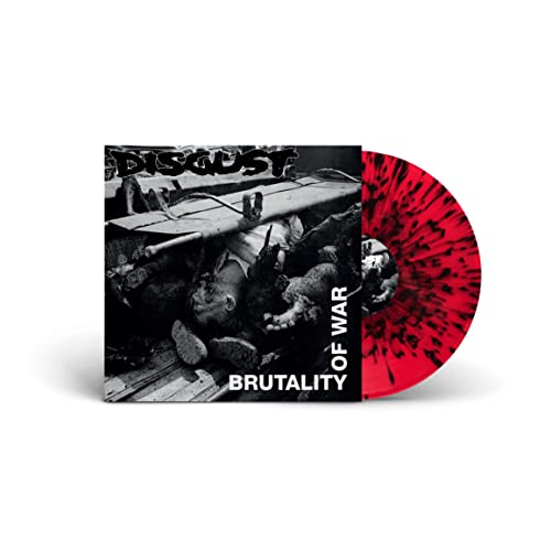 Disgust - Brutality Of War (Red W/ Black Splatter Vinyl) ((Vinyl))