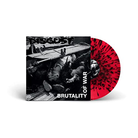 Disgust - Brutality Of War (Red W/ Black Splatter Vinyl) ((Vinyl))