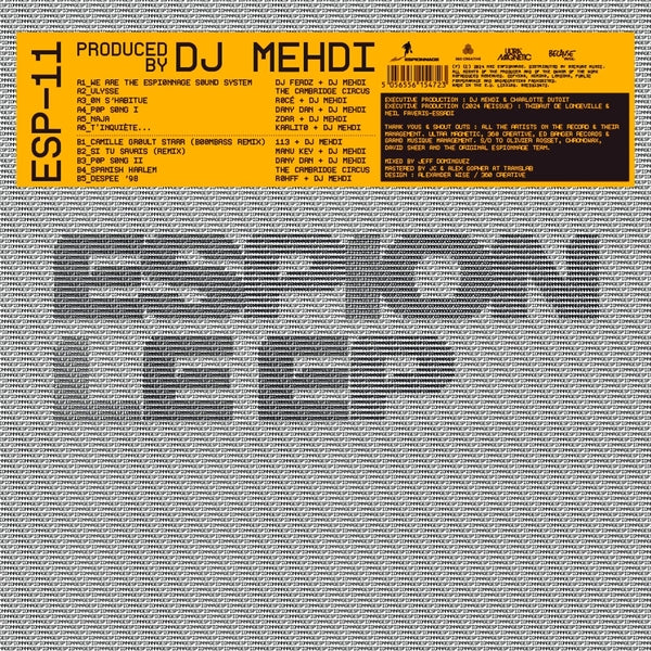 DJ MEHDI - Espion Ep (Orange Vinyl) ((Vinyl))