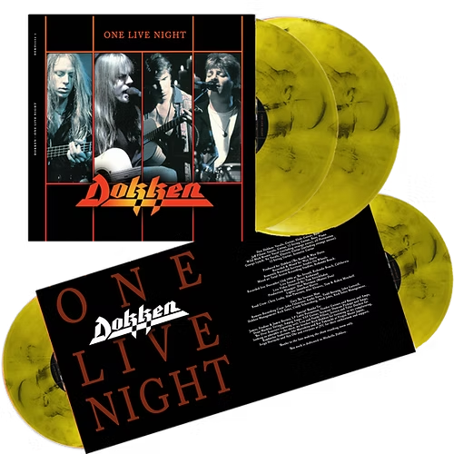 Dokken - One Live Night (Limited Edition, Yellow Smoke Colored Vinyl) (2 Lp's) ((Vinyl))