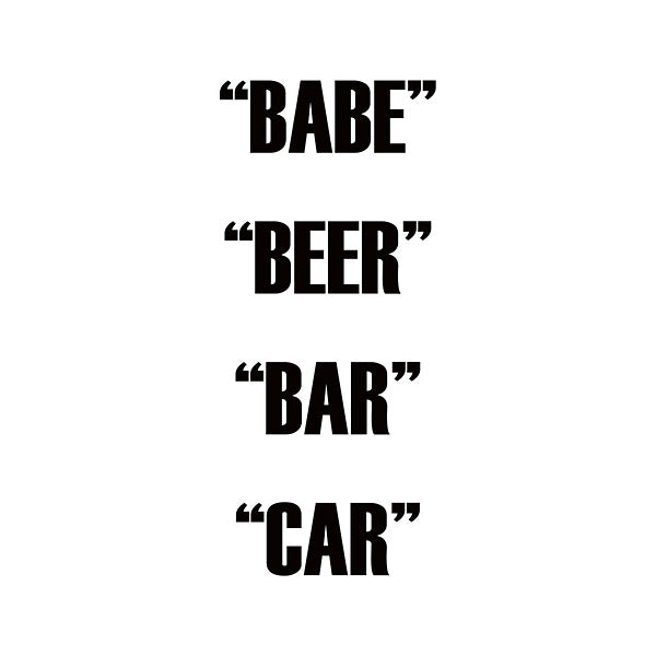 DUAL ACTION - Babe Beer Bar Car ((Vinyl))