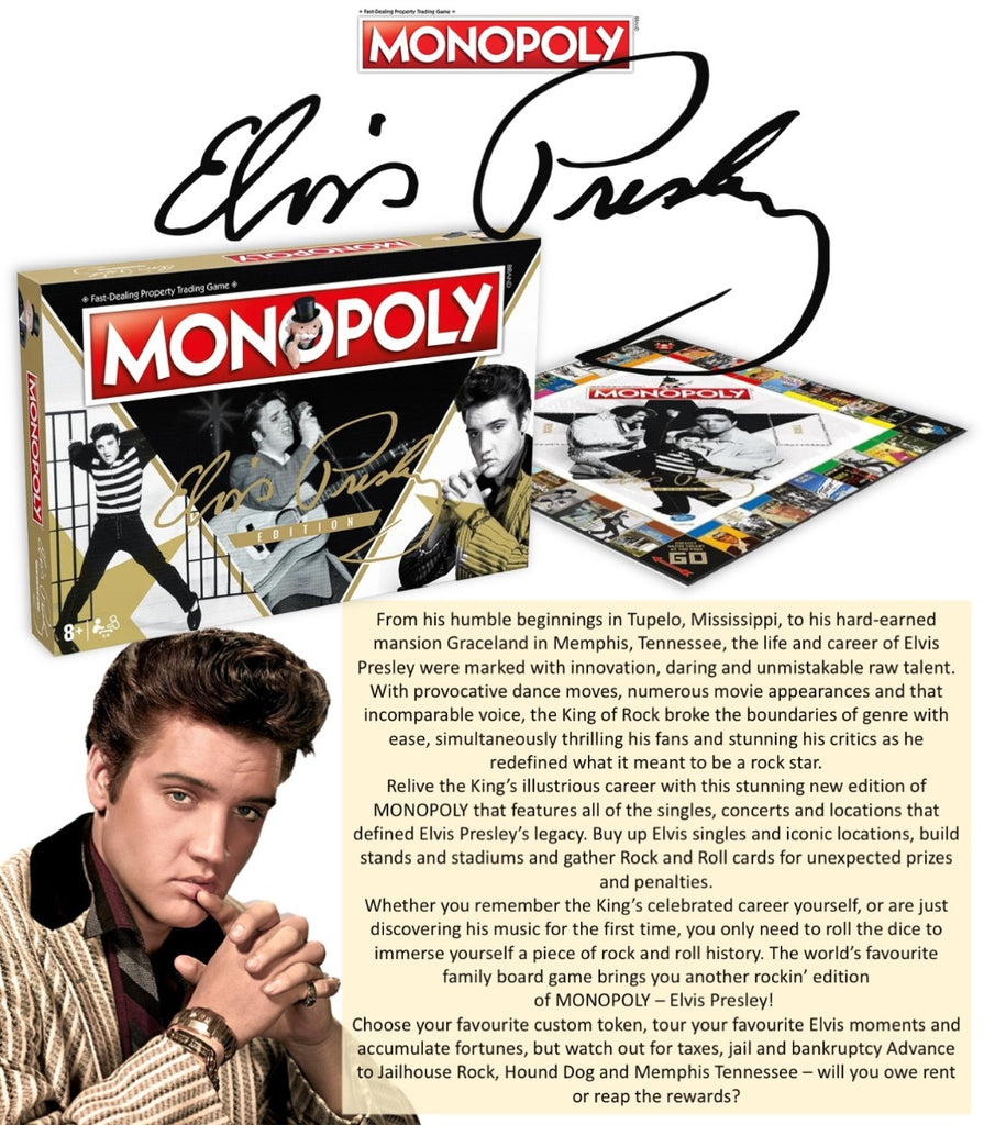 Elvis Presley - Elvis Monopoly ((Board Games))