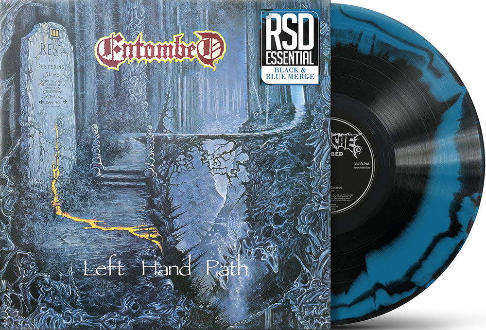 Entombed - Left Hand Path (Indie Exclusive) (Blue Black Merge Vinyl) ((Vinyl))