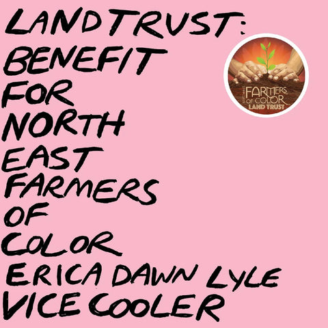 Erica Dawn Lyle VICE COOLER - Land Trust: Benefit For NEFOC (BABY PINK VINYL) ((Vinyl))