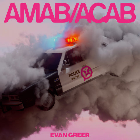 Evan Greer - Amab/Acab (Clear/Pink Cloud Vinyl) ((Vinyl))