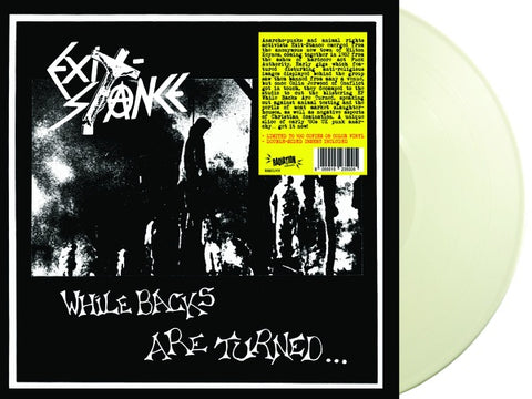 EXIT-STANCE - While Backs Are Turned... (White Vinyl) ((Vinyl))
