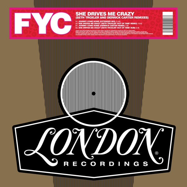 Fine Young Cannibals - She Drives Me Crazy (Derrick Carter And Seth Troxler Remixes) ((Vinyl))