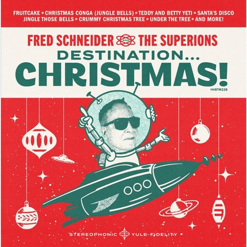Fred Schneider & the Superions - Destination Christmas (Indie Exclusive, Red Vinyl) ((Vinyl))