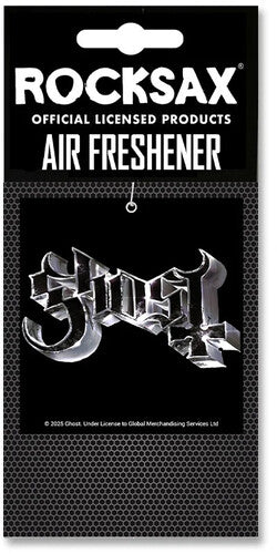 Ghost - Rocksax - Ghost - Chrome Logo - Air Freshener (Vanilla) ((Air Freshener))
