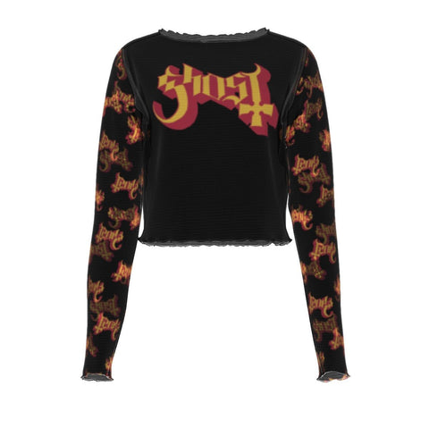 Ghost Women's Mesh Long Sleeve Top