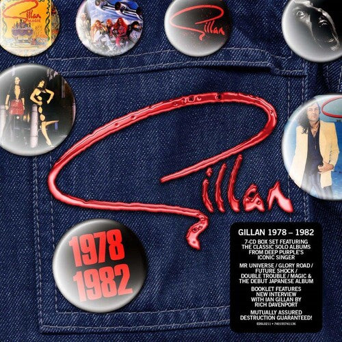 Gillan - 1978-1982 - Deluxe Boxset (Boxed Set) 7 Cd's) ((CD))