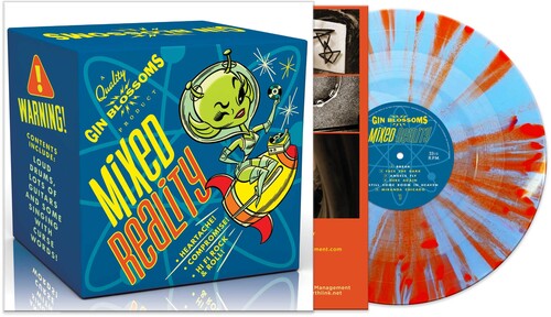 Gin Blossoms - Mixed Reality - Blue Orange Splatter ((Vinyl))