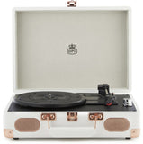 GPO - GPO Retro GPOSOHOWH SOHO Portable Briefcase Turntable - White (Large Item, Built-In Speakers, White) ((Turntable))