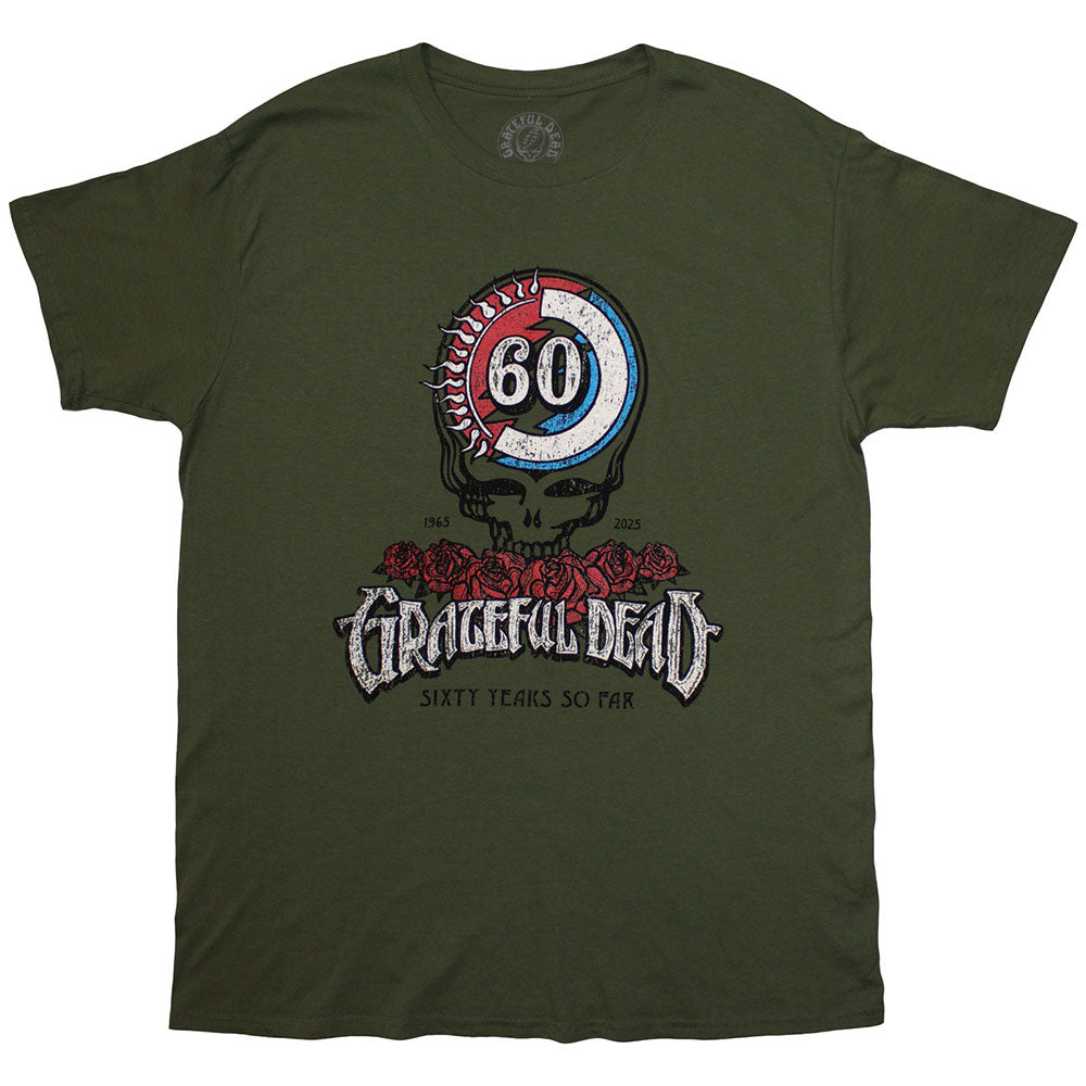 Grateful Dead - 60th Roses (()) Green