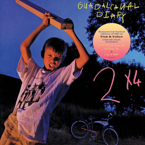 Guadalcanal Diary - 2 X 4 (Remastered, Limited Edition, Pink & Yellow Swirl Colored Vinyl) ((Vinyl))