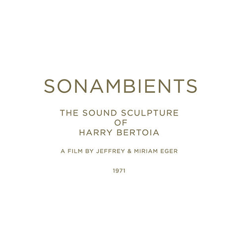 HARRY BERTOIA - Sonambients: The Sound Sculpture Of Harry Bertoia ((CD))
