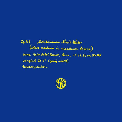 HENNING CHRISTIANSEN - Mediterranean Music Water ((Vinyl))