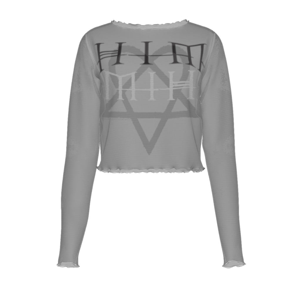 Him Women's Mesh Long Sleeve Top