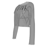 Him Women's Mesh Long Sleeve Top