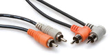 Hosa Technology - Hosa Stereo Intercon Dual Rca-Dual R-Angle Rca 6.6 ft ((Turntable Accessories))