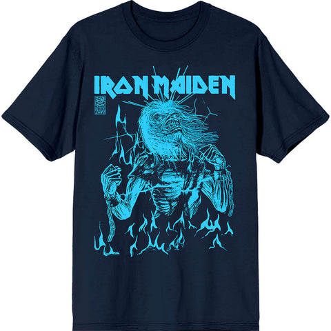 Iron Maiden - 50 Life After Death Flames Blue (()) Blue