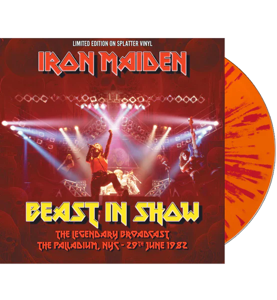 Iron Maiden - Beast In Show: Palladium N.Y.C. 1982 (Red/Orange Splatter Vinyl) [Import] ((Vinyl))