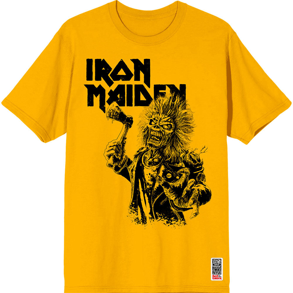 Iron Maiden - Est. 1975 Eddie Axe Graphic (()) Yellow