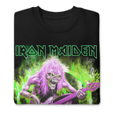 Iron Maiden Green Guitar Jumbo Print Sweatshirt