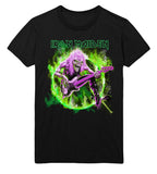 Iron Maiden Green Guitar T-Shirt