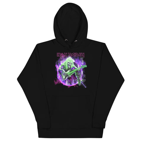 Iron Maiden Purple Guitar Classic Hoodie