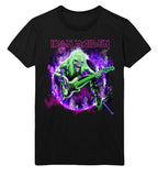 Iron Maiden Purple Guitar T-Shirt