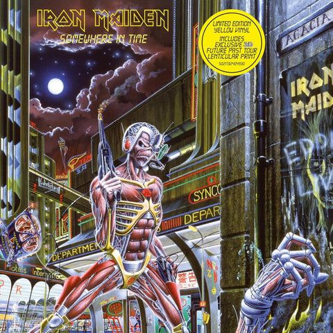 Iron Maiden - Somewhere in Time (Limited Edition, 180 Gram Yellow Colored Vinyl, Future Past Tour Lenticular Print) [Import] ((Vinyl))