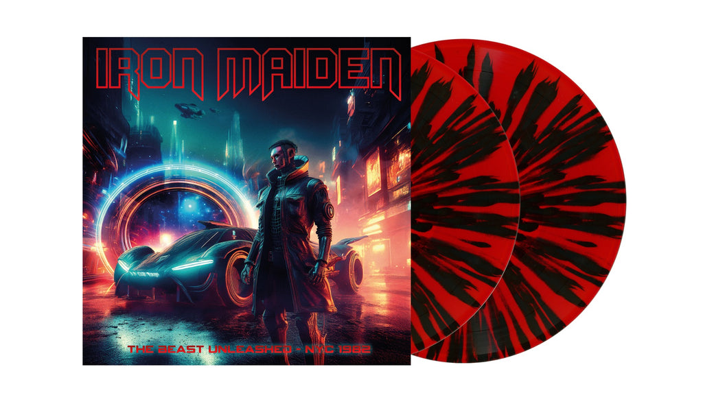 Iron Maiden - The Beast Unleashed - NYC 1982 (Red W/ Black Splatter Vinyl) (2Lp) ((Vinyl))