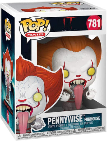 It - FUNKO POP! MOVIES: IT - Chapter 2 - Pennywise with Dog Tongue (Vinyl Figure) ((Action Figure))