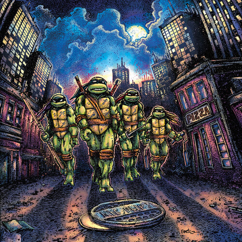 John Du Prez - Teenage Mutant Ninja Turtles (Original Soundtrack) (Turtle Mask Splatter Colored Vinyl) (2 Lp's) ((Vinyl))